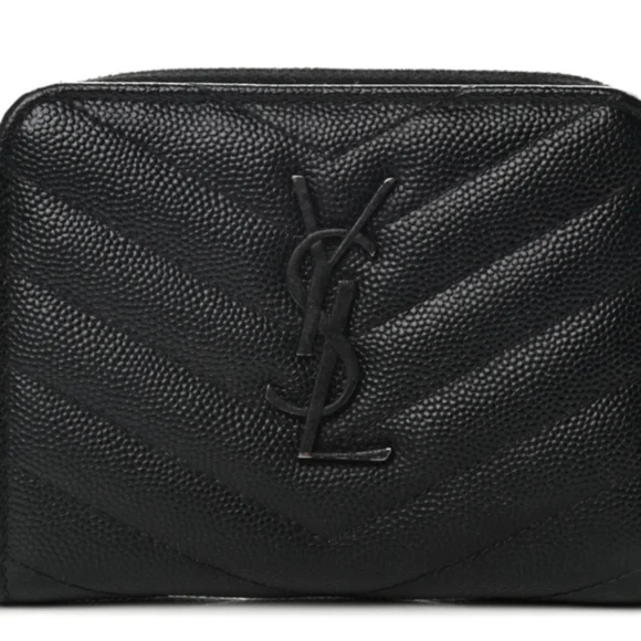 YSL Chevron monogram compact wallet - Picture 2 of 5